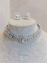 Antique Gold & Diamante Choker Set - SOKORA JEWELSAntique Gold & Diamante Choker SetNECKLACE SETS