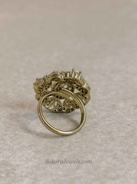 Antique Gold & Diamante Ring - SOKORA JEWELSAntique Gold & Diamante RingRING