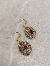 Antique Gold Drop Earrings - 2 Colour Options - SOKORA JEWELSAntique Gold Drop Earrings - 2 Colour Options