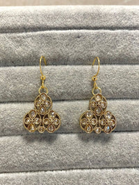 Antique Gold Drop Earrings - SOKORA JEWELSAntique Gold Drop Earrings