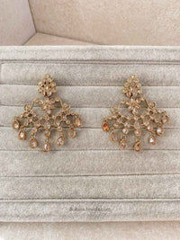 Antique Gold Drop Earrings - SOKORA JEWELSAntique Gold Drop Earrings