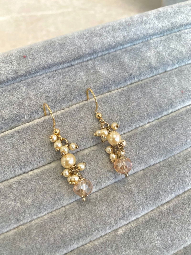 Antique Gold Drop Earrings - SOKORA JEWELSAntique Gold Drop Earrings