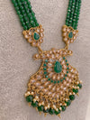 Antique Gold Haar - Green - SOKORA JEWELSAntique Gold Haar - Green