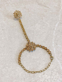 Antique Gold Hand Harness - Golden - SOKORA JEWELSAntique Gold Hand Harness - Golden