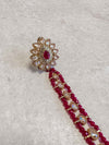 Antique Gold Hand Harness - Ruby - SOKORA JEWELSAntique Gold Hand Harness - Ruby