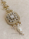 Antique Gold Mirrored Tikka - SOKORA JEWELSAntique Gold Mirrored Tikka