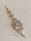Antique Gold Mirrored Tikka - SOKORA JEWELSAntique Gold Mirrored Tikka