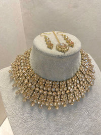 Antique Gold Necklace Set - SOKORA JEWELSAntique Gold Necklace SetNECKLACE SETS