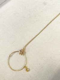 Antique Gold Nose Ring - Golden (Slide Type) - SOKORA JEWELSAntique Gold Nose Ring - Golden (Slide Type)