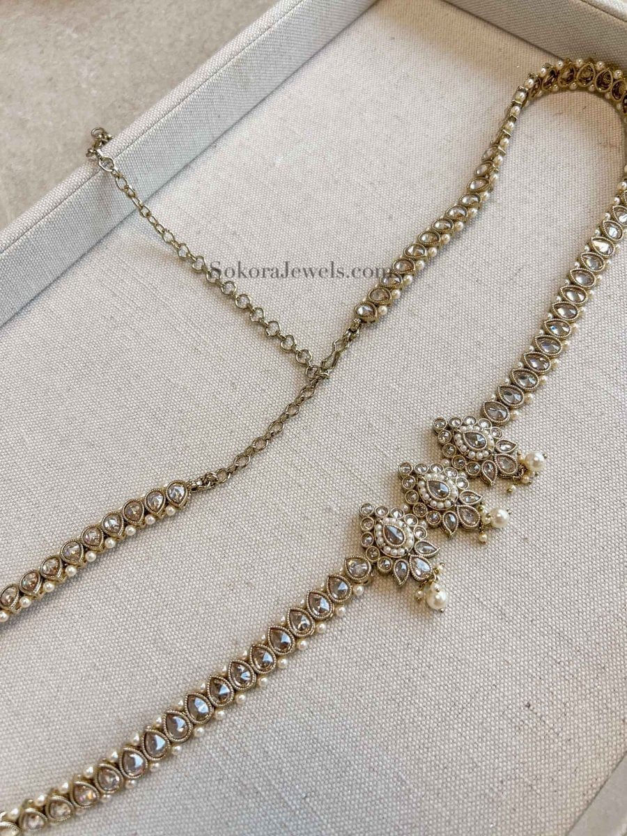 Antique Gold Waist chain - SOKORA JEWELSAntique Gold Waist chain