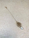 Antique Golden Tikka - Clear/Pearl - SOKORA JEWELSAntique Golden Tikka - Clear/Pearl