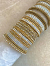 Arabelle Bangle Set - Gold/Silver(Slightly imperfect) - SOKORA JEWELSArabelle Bangle Set - Gold/Silver(Slightly imperfect)BANGLES