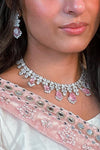 Argento Diamante Set - Pink - SOKORA JEWELSArgento Diamante Set - PinkNECKLACE SETS