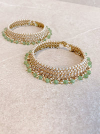 Aria Anklets - Mint - SOKORA JEWELSAria Anklets - Mint