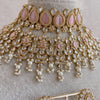 Aria Bridal Jewellery Set - Light Pink - SOKORA JEWELSAria Bridal Jewellery Set - Light Pink