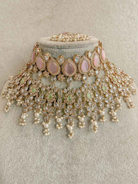 Aria Pastel Bridal Jewellery Set - SOKORA JEWELSAria Pastel Bridal Jewellery Set