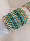 Aria Teal Bangle Set - SOKORA JEWELSAria Teal Bangle SetBANGLES