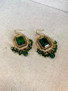 Ariella Drop Earrings - Green - SOKORA JEWELSAriella Drop Earrings - Green
