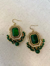Ariella Drop Earrings - Green - SOKORA JEWELSAriella Drop Earrings - Green
