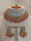 Arina Golden Necklace Sets - 18 Colour Options - SOKORA JEWELSArina Golden Necklace Sets - 18 Colour Options