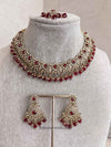 Arina Golden Necklace Sets - SOKORA JEWELSArina Golden Necklace Sets