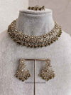 Arina Golden Necklace Sets - SOKORA JEWELSArina Golden Necklace Sets