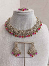 Arina Golden Necklace Sets - SOKORA JEWELSArina Golden Necklace Sets