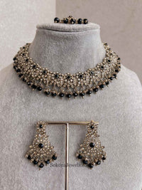 Arina Golden Necklace Sets - SOKORA JEWELSArina Golden Necklace Sets