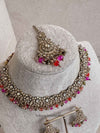 Arina Golden Necklace Sets - SOKORA JEWELSArina Golden Necklace Sets