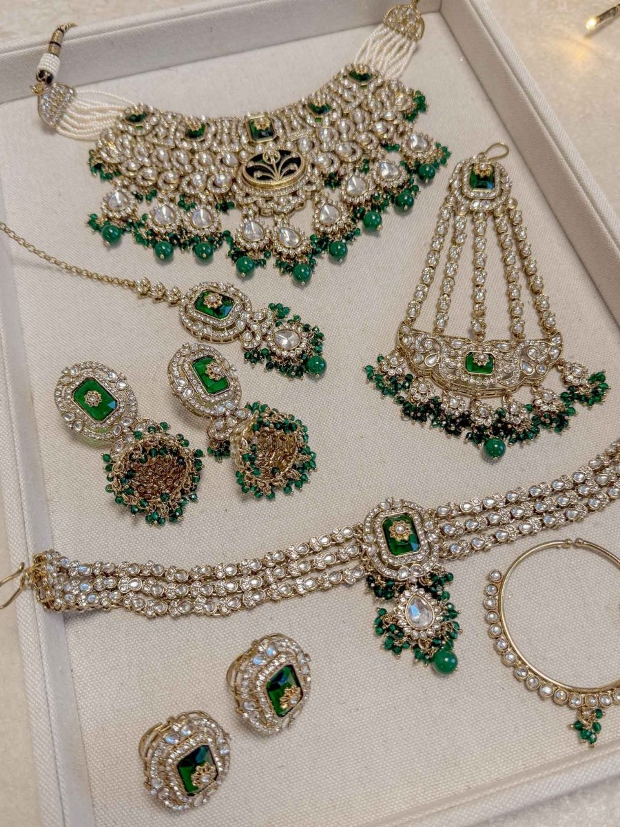 Arpana Kundan Bridal set - SOKORA JEWELSArpana Kundan Bridal set
