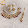 Asmita Faux Kundan Set - Purple - SOKORA JEWELSAsmita Faux Kundan Set - PurpleNECKLACE SETS