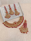 Astelle Bridal Necklace Set - Ruby - SOKORA JEWELSAstelle Bridal Necklace Set - Ruby