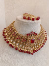 Astelle Bridal Necklace Set - Ruby - SOKORA JEWELSAstelle Bridal Necklace Set - Ruby