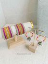 Bangle & Jhumka Earring Box Set - Pink & Yellow - SOKORA JEWELSBangle & Jhumka Earring Box Set - Pink & YellowBANGLES