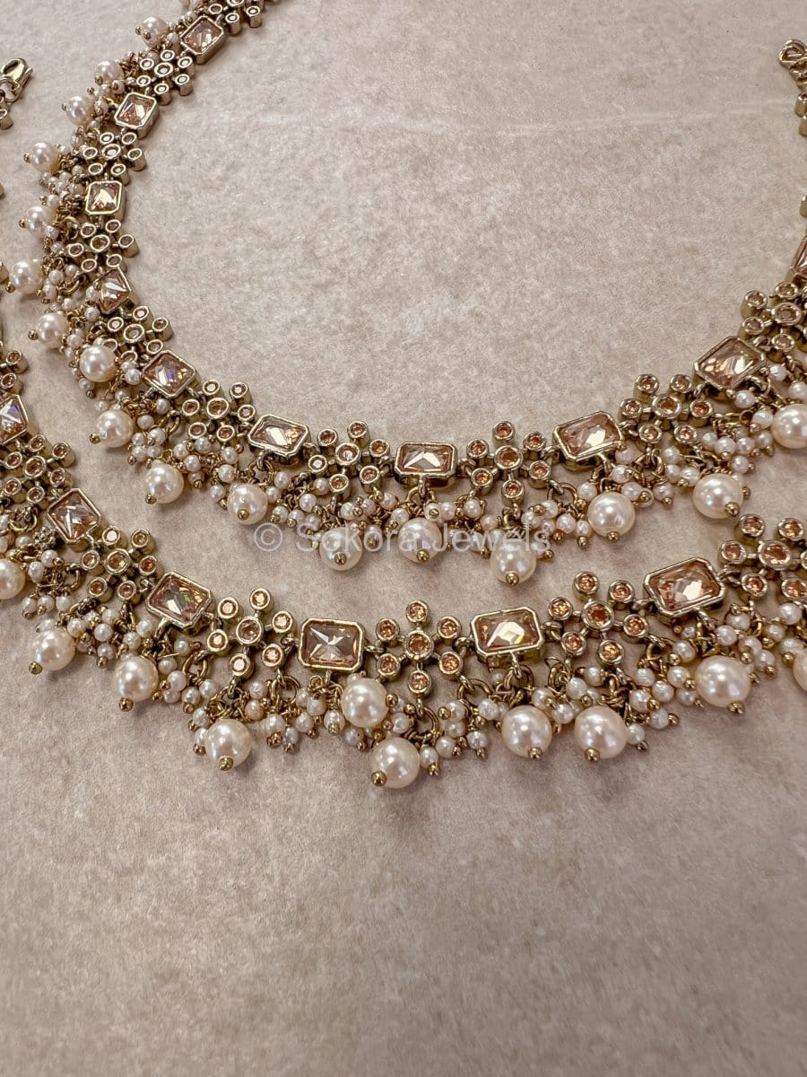 Bridal Anklets - Golden