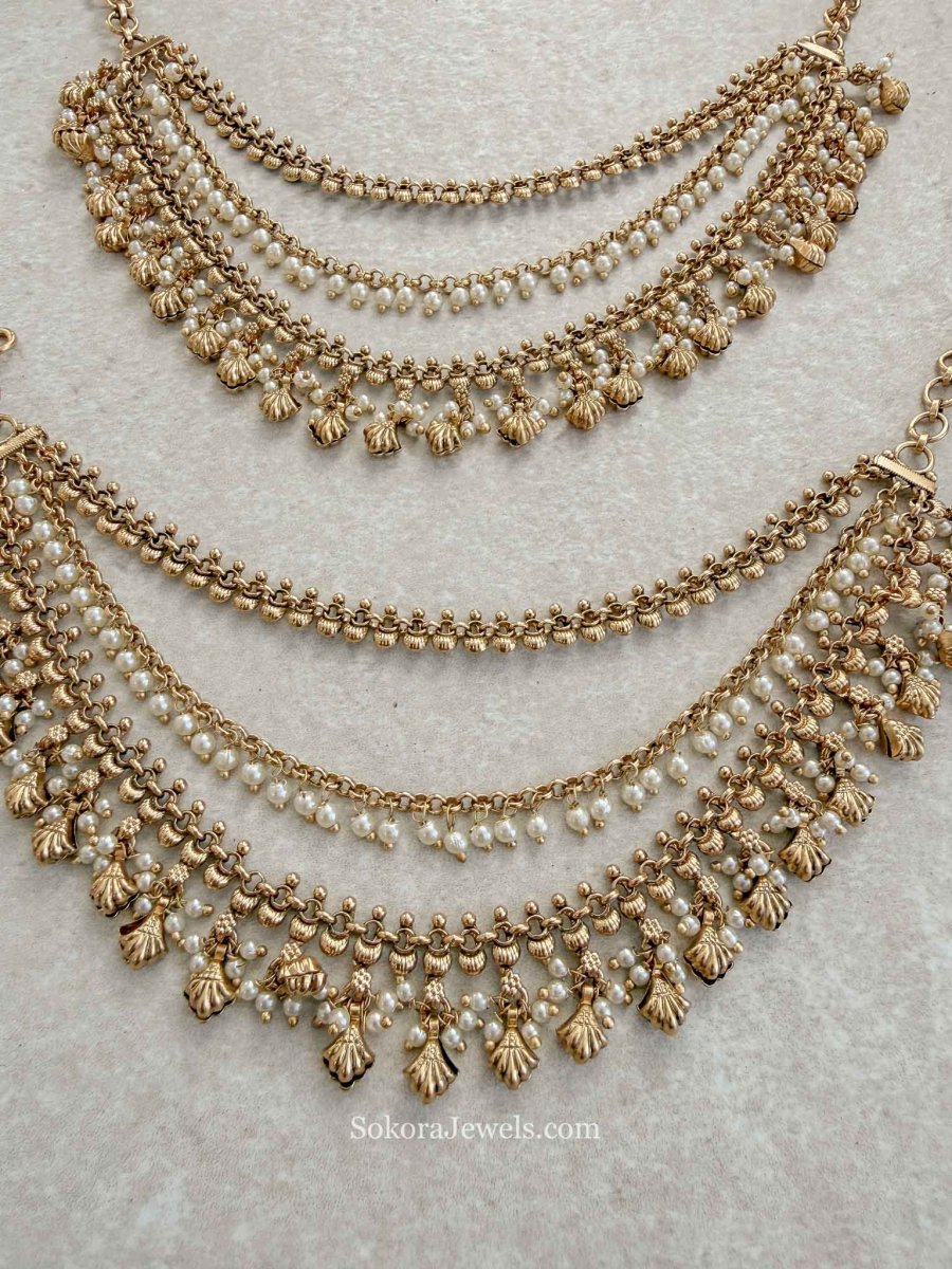 Bridal Earring chains (Sahara) - SOKORA JEWELSBridal Earring chains (Sahara)EARRINGS