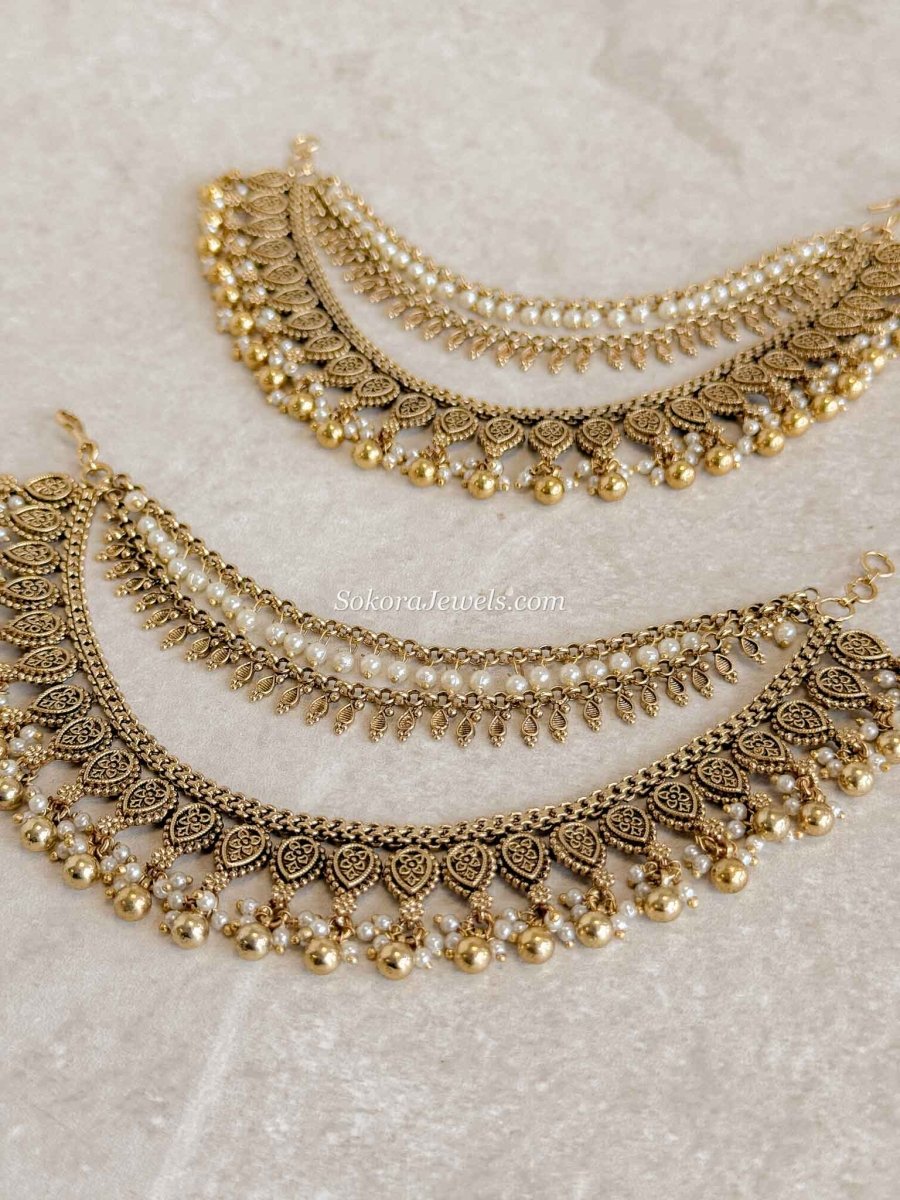 Bridal Earring chains (Sahara) - SOKORA JEWELSBridal Earring chains (Sahara)EARRINGS