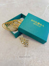 Bright Gold Earring & Bangles Gift Set - SOKORA JEWELSBright Gold Earring & Bangles Gift SetBANGLES