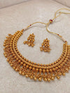 Bright Gold Necklace Set - SOKORA JEWELSBright Gold Necklace SetChoker Sets