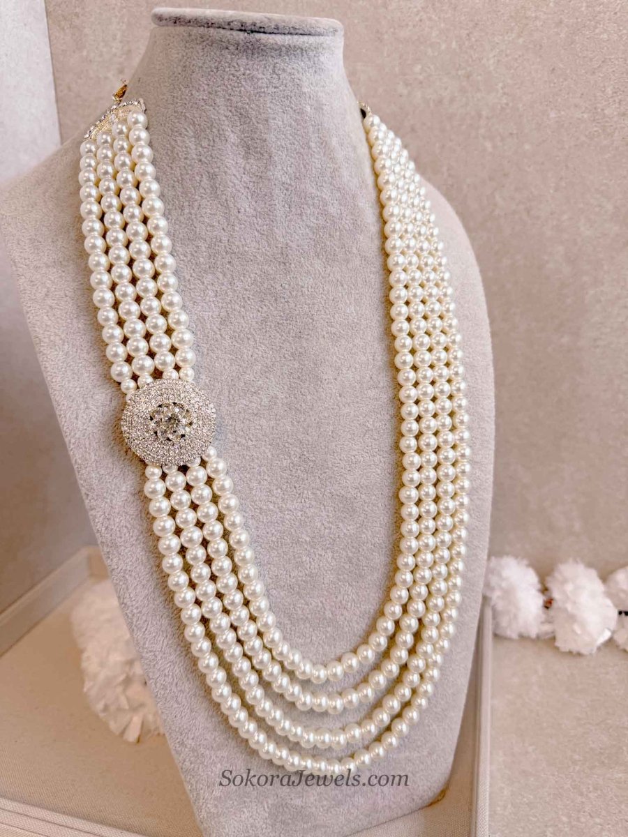 Broach Detail Mens Mala - SOKORA JEWELSBroach Detail Mens Mala