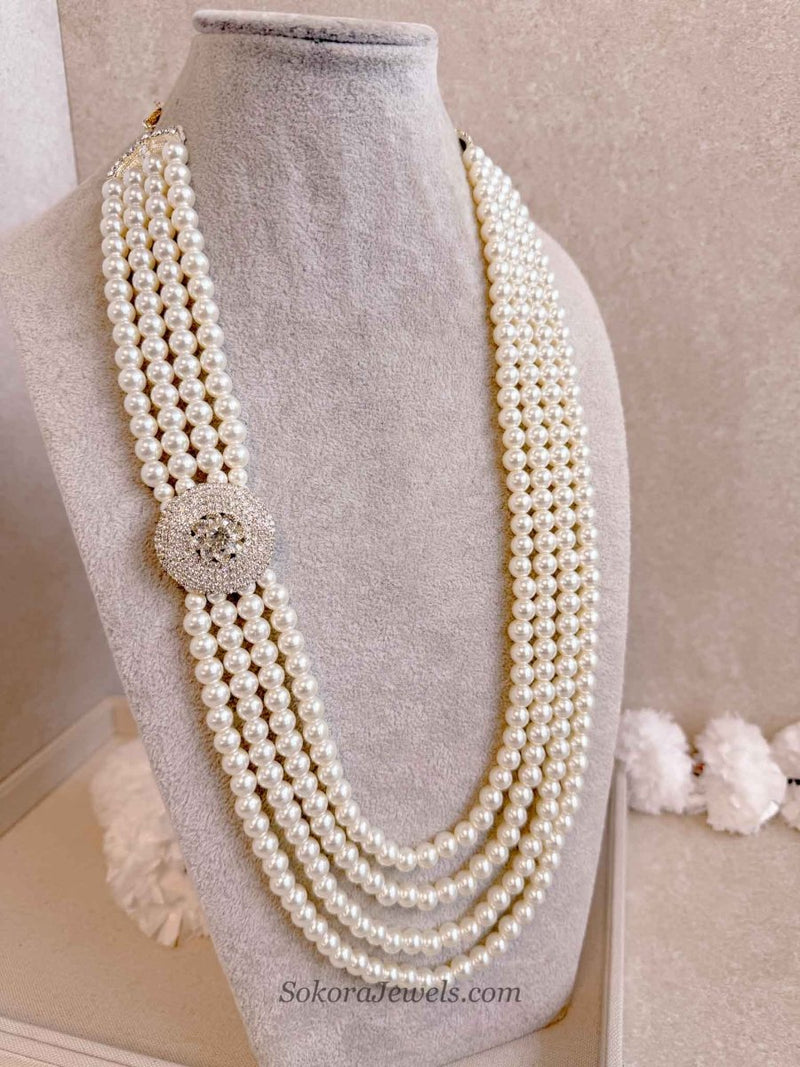 Broach Detail Mens Mala - SOKORA JEWELSBroach Detail Mens Mala