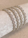 Camellia Kada Bangles - Silver - SOKORA JEWELSCamellia Kada Bangles - SilverBANGLES