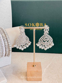 Casey 4 Piece Jewelry Set Box - Silver - SOKORA JEWELSCasey 4 Piece Jewelry Set Box - Silver