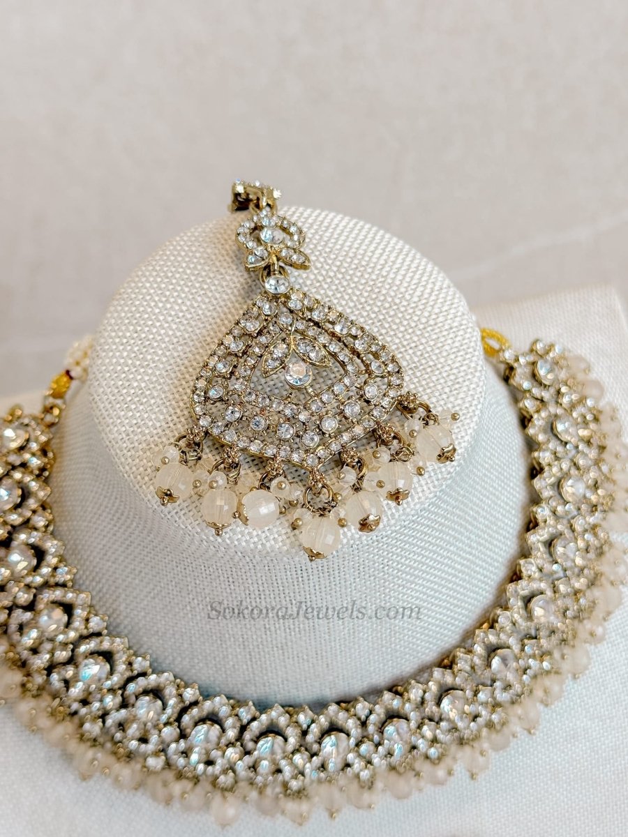 Casey Clear Necklace sets - SOKORA JEWELSCasey Clear Necklace sets