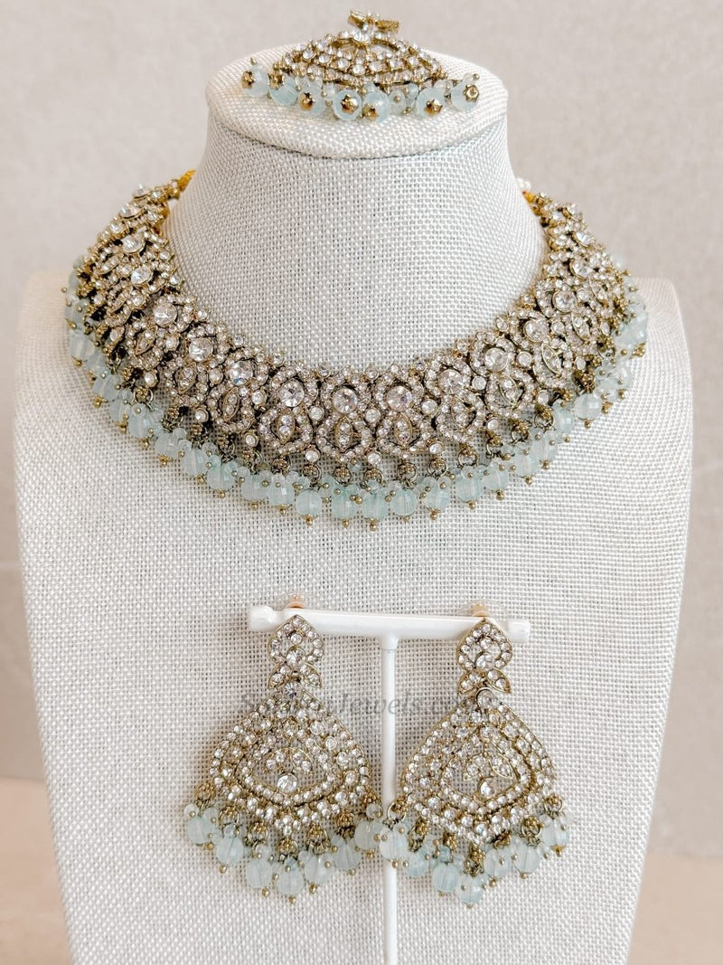 Casey Clear Necklace sets - SOKORA JEWELSCasey Clear Necklace sets