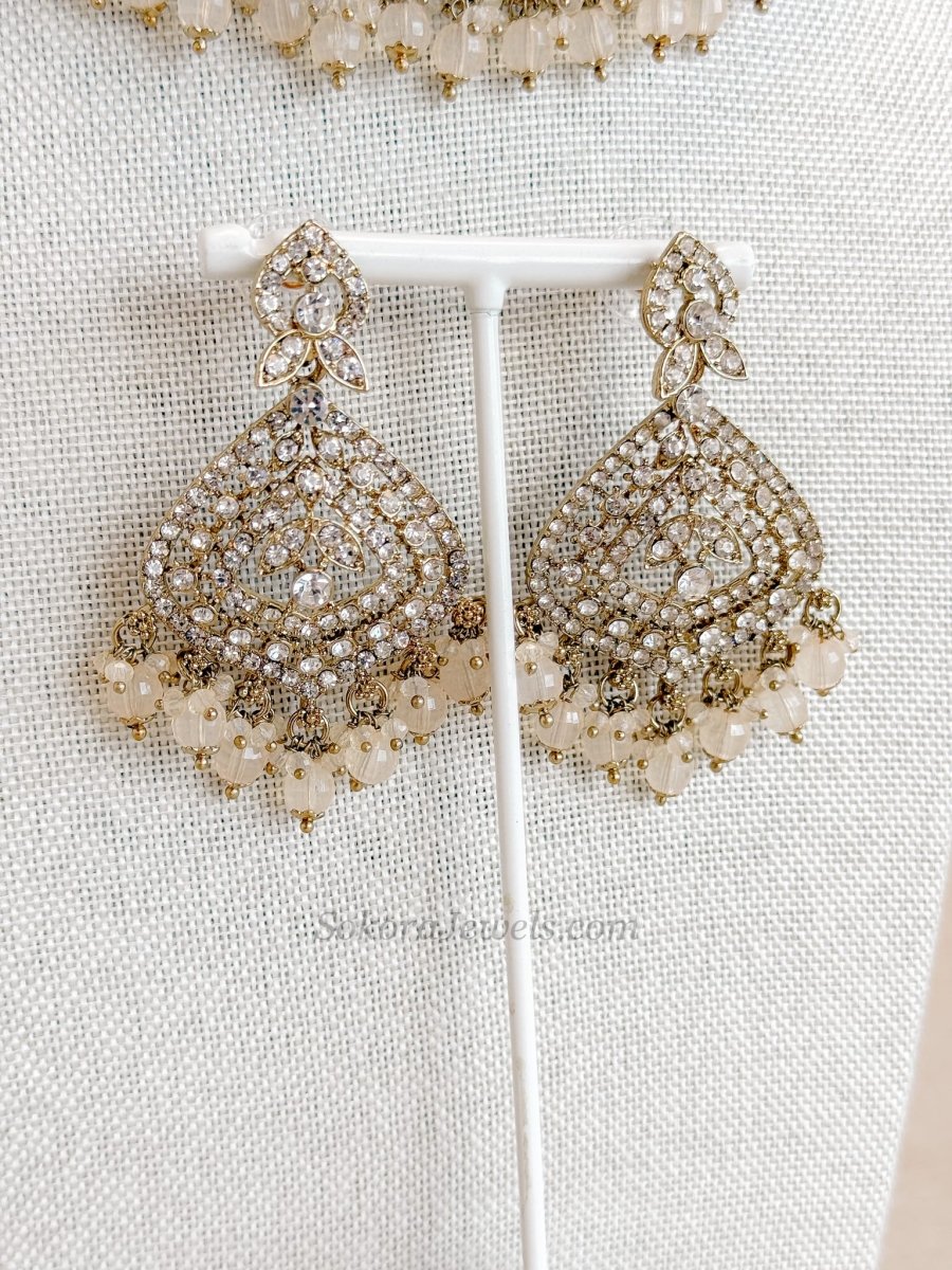 Casey Clear Necklace sets - SOKORA JEWELSCasey Clear Necklace sets