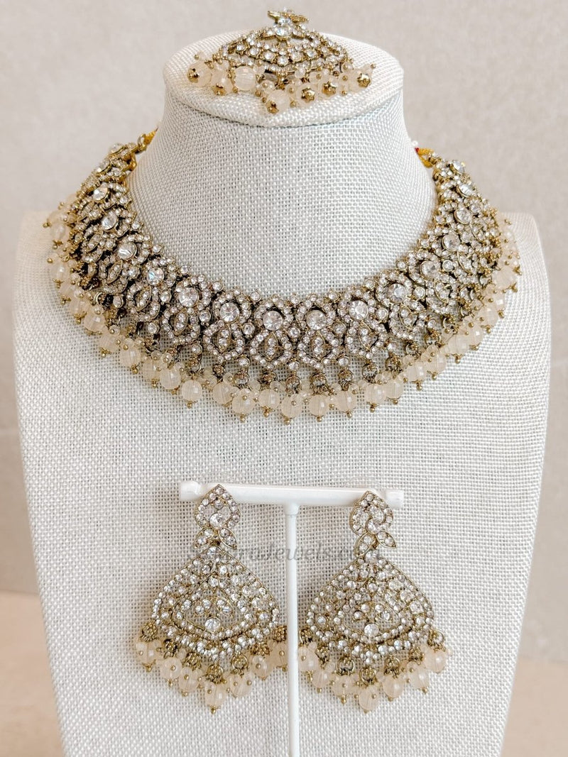 Casey Clear Necklace sets - SOKORA JEWELSCasey Clear Necklace sets