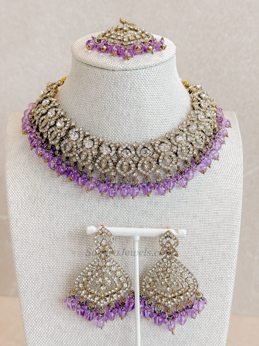 Casey Clear Necklace sets - SOKORA JEWELSCasey Clear Necklace sets