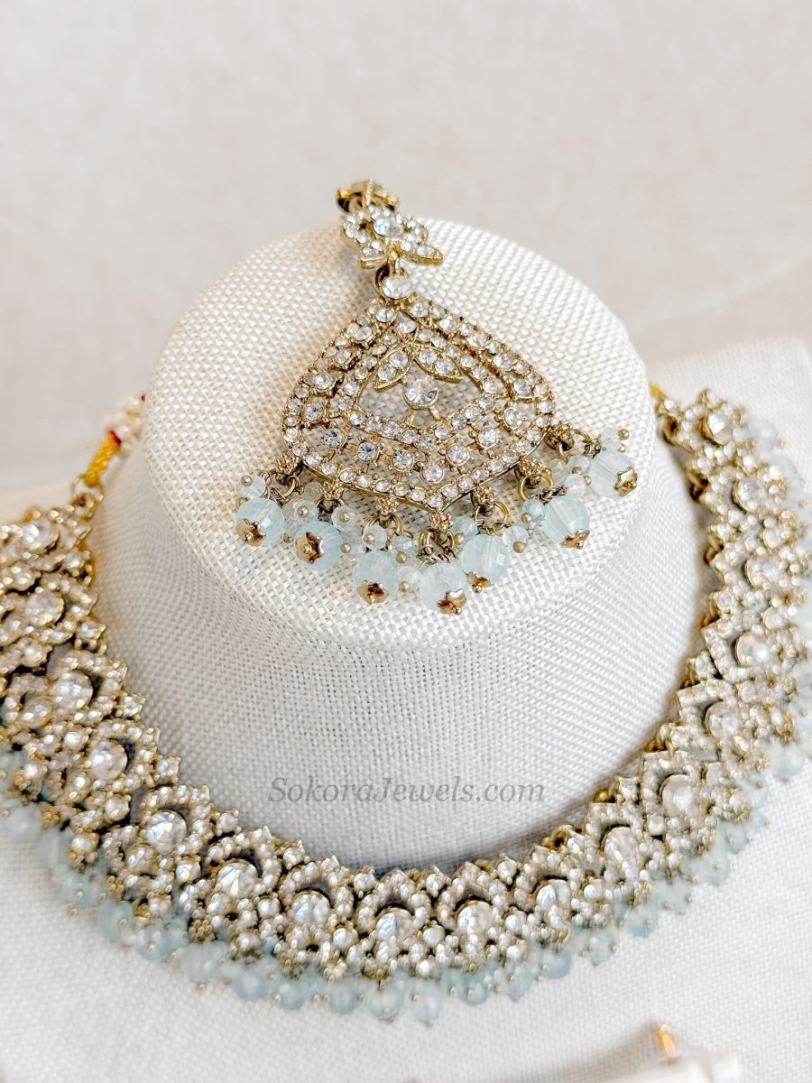 Casey Clear Necklace sets - SOKORA JEWELSCasey Clear Necklace sets