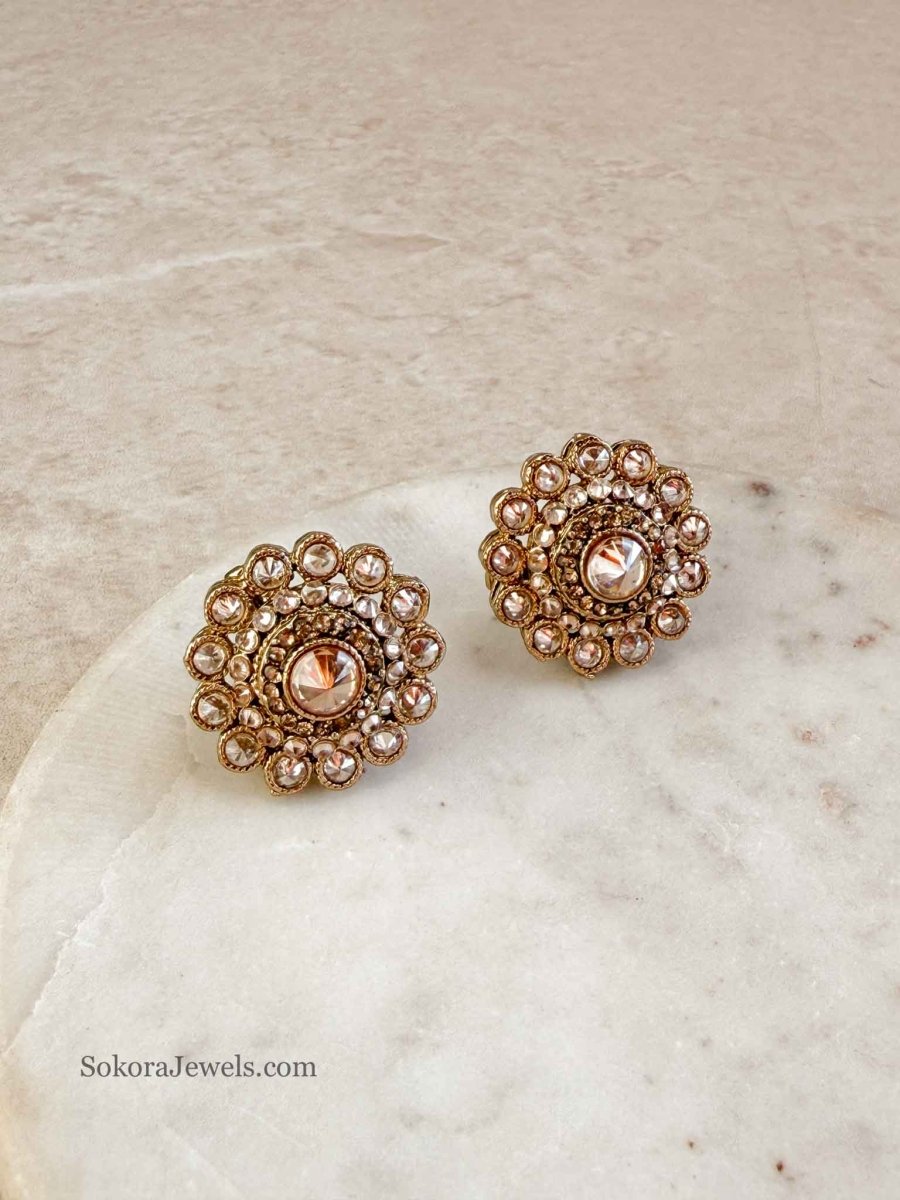 Champagne Crystal Tops - SOKORA JEWELSChampagne Crystal Tops